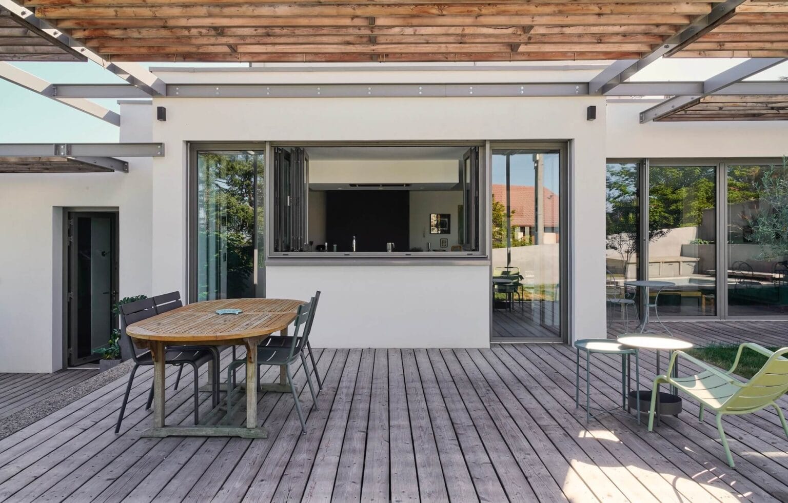 Architecture d'une maison en ossature bois dans la Loire (42)