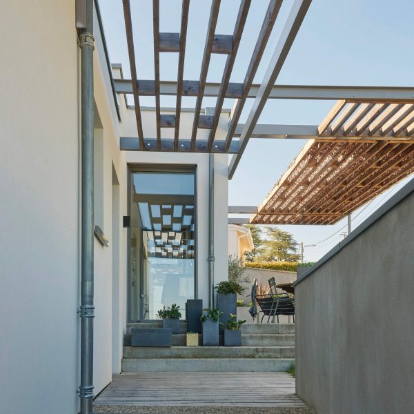 Architecture d'une maison en ossature bois dans la Loire (42)